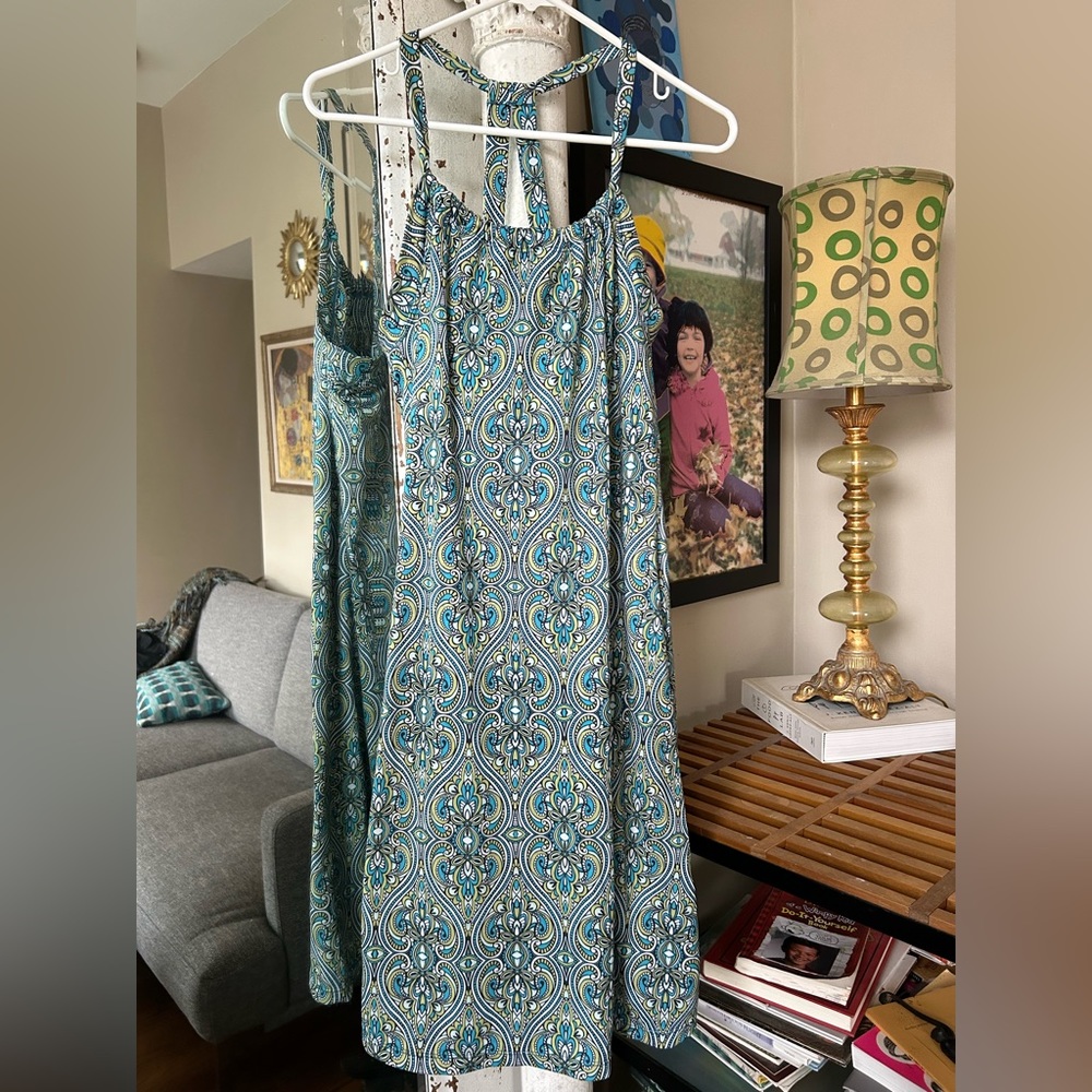 Blue athletic dress